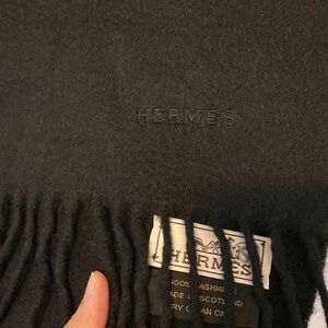 Authentic Hermes cashmere muffler